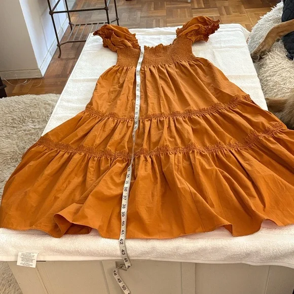 NWOT Anthropologie’s CAARA Daphne Tiered Bohemian style Dress - Picture 7 of 12